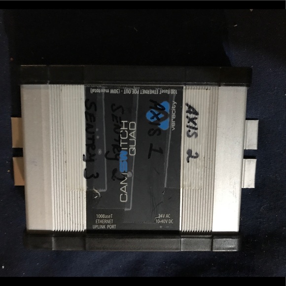 Veracity VCS-CSQ Camswitch quad 4-port PoE Switch - Picture 2 of 9